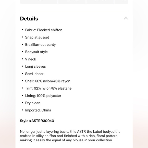 ASTR the Label Bodysuit - Picture 7 of 7